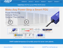Tablet Screenshot of akcp.com